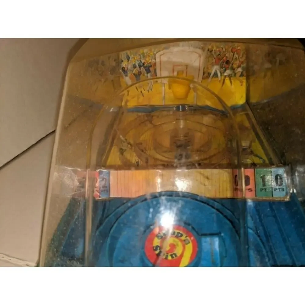 Vintage 1977 Empire Basketball Pinball Handheld Game Snap 'n Spin Arcade